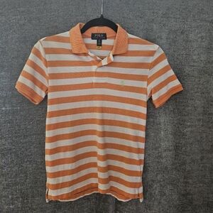 Ralph Lauren Polo Boys Striped Short Sleeve Polo, Size S(8), Excellent Condition